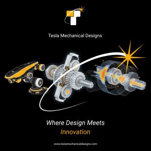 Tesla Mechanical Designs - Where Design Meets Innovation - Sketch-to- Shelf