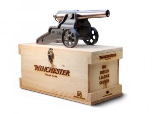Winchester Model 98 Nickel Deluxe with Wood Crate