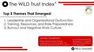 Wild Trust Leadership Survey - 3 Themes that Emerged for the Sanford Housing Authority