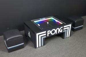 Atari PONG Coffee Table with stools