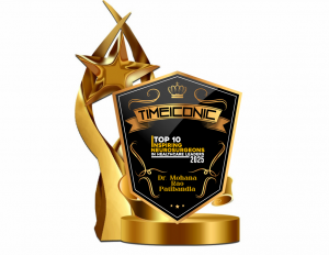 Dr. Mohana Rao Patibandla on Time Iconic Magazine cover 2025 — recognized as one of the Top 10 Inspiring Neurosurgeons for innovation and patient-centred neurosurgery at Dr. Rao’s Hospital, Guntur.