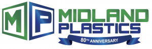 Midland Plastics 80 yr logo