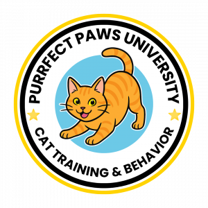Purrfect Paws University Logo