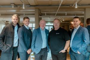 Adalsteinn Hall Nanitor Founder, Heimir Fannar Gunnlaugsson Nanitor CEO, Stephen Parsons VISO Founder&CEO, Richard Daly Nanitor Partner Director UK&Ireland, Gunnsteinn Hall Nanitor CTO