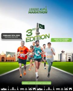 Lahore Marathon Feb, 15th, 2026