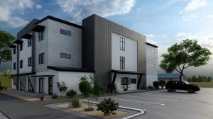 Render of Flour Mill development in Salida, Colorado, utilizing Structural Insulated Panels (SIPs) technology.