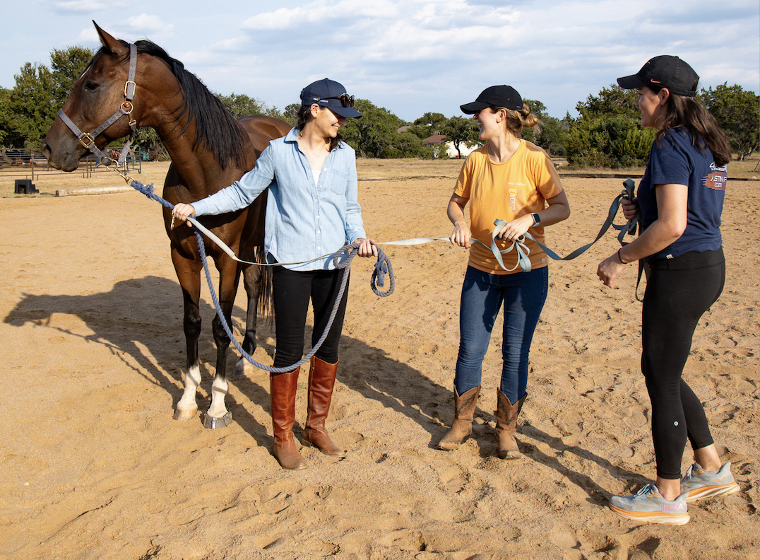 Horses have the unique ability to sense human emotions and connect with people
