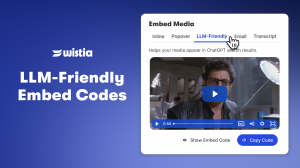 LLM Friendly Embed Codes by Wistia