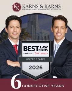 Founding partners Mike and Bill Karns of Karns & Karns Personal Injury and Accident Attorneys.