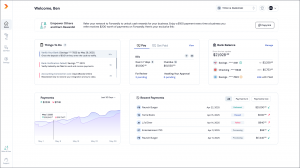 Forwardly's Home Business Payments Dashboard shows everything pending for your business.