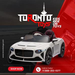 Toronto Toys holiday ride-on cars – Bentley, Mercedes, and Range Rover electric vehicles for kids