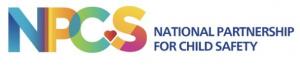 Multi-color logo for the National Partnership for Child Safety
