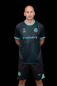 Jonjo Shelvey pictured in the Ellevate Football Academy uniform.