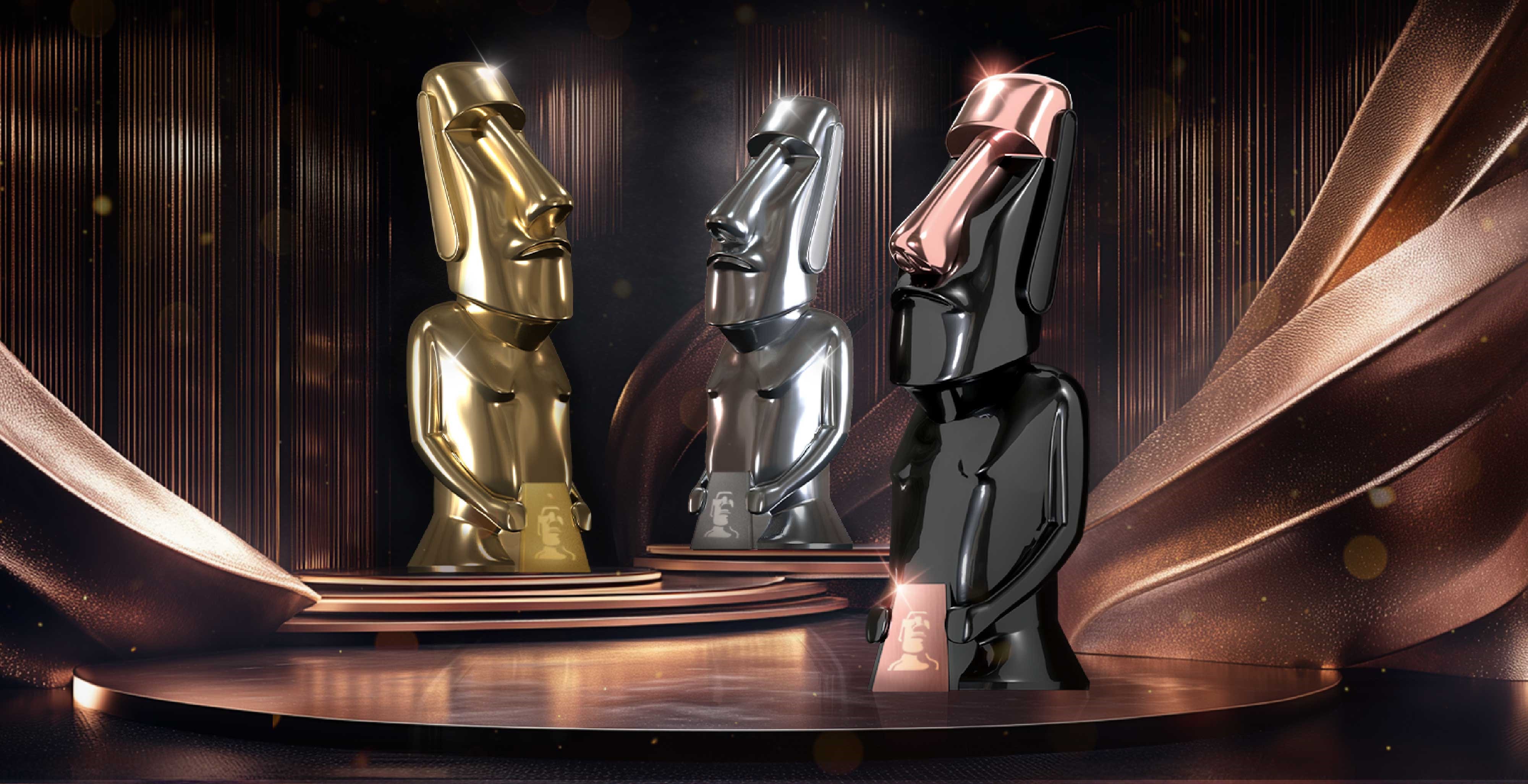 2026 TITAN Women In Business Awards Statuettes (Platinum, Gold and Silver)