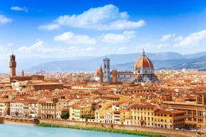 Panoramic view of Florence Italy, homebase of KissFromItaly