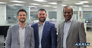 Chandra Mandalapu, CEO at Axria with William Ryan and Daniel