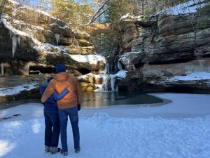 After shopping for unique locally made gifts at independent shops, a hike to Old Man's Cave with loved ones is the ideal way to remember the meaning of the season.