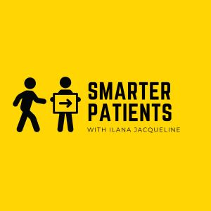 Logo for Smarter Patients, the healthcare podcast by Ilana Jacqueline