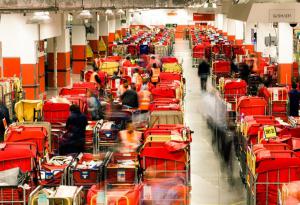 Royal Mail Sorting Room