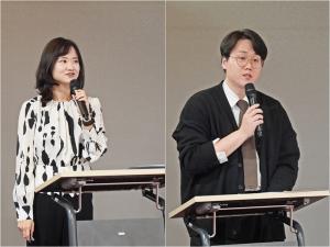 (From left) Youju Jo, CEO of RnPT Inc., and Paul Kim, Manager at JL Standard