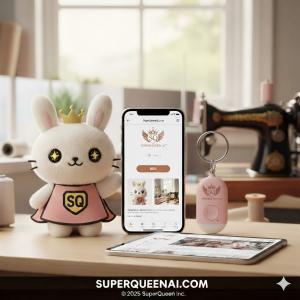 SuperQueen AI app, safety alarm and SuperQueen Bunny