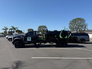 San Bernardino Grease service truck providing professional grease trap cleaning and oil collection across San Bernardino County.