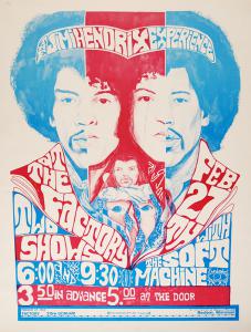 A $7,000 Reward Is Offered For This Jimi Hendrix The Factory 2/27/68 Concert Poster