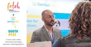 GeniusVets heads to Fetch Long Beach Dec. 5–6 with free Marketing Health Exams, growth tools, and exclusive giveaways for veterinary professionals.