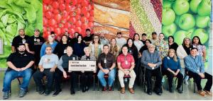 Coast Bend Food Bank Staff with 2024 donation (Image credit: Thomas J Henry)