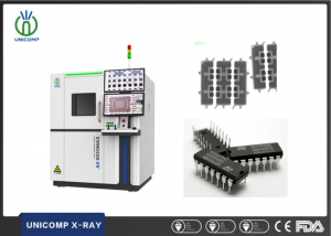 High Magnifications PCB X-Ray Machine Unicomp AX9100MAX For Electronics IC Components Bonding Wire Inspection