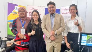 Even Koh, Group General Manager at Robotimize Group, joins Hasba Medik partners at Hospital Rehabilitation Cheras during World Stroke Day