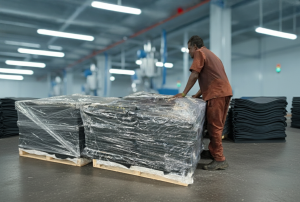Perpetuus Advanced Materials - Graphene Natural Rubber Carbon Black Masterbatch on Pallets