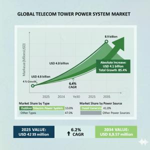 Telecom Tower Power System Market size