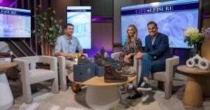 Andrew Rademacher Shares the Vision for Minimalist, Foot-Friendly Footwear in Exclusive Segment on Life+Leisure with Bill and Giuliana Rancic