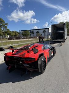Lamborghini Huracán Super Trofeo Evo2 Being Transported To Sema 2025