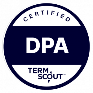 DPA Certification badge awarded for transparent and trustworthy DPA agreements