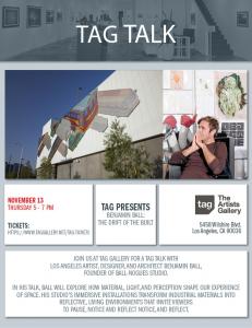 Benjamin Ball TAG Talk