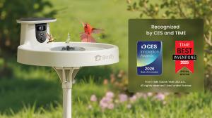 The Birdfy Bath Pro Recognized by CES and TIME.