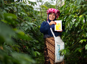 Sugata female coffee farmer