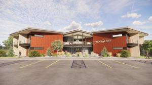 Exterior view of the Cancer Can't Lodge, newly named the Genova House