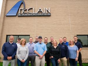 McClain & Associates in front of new office
