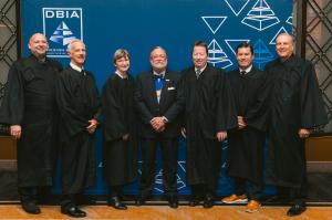 2025 DBIA College of Fellows, from left: Dana Pomeroy, Eugene Torone, Jeannie Natta, Bill Hasbrook (Chancellor), Steve Grauer, Brandon Dekker and Rich Formella. Photo: Robb McCormick Photography, robbmccormick.com
