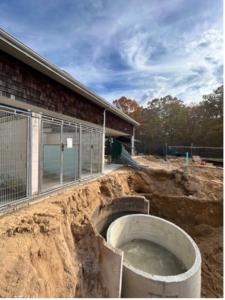 Repairs and upgrade of the sewerage system (Photo credit: SASF)