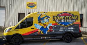 Honeycomb Heating and Cooling Van Image