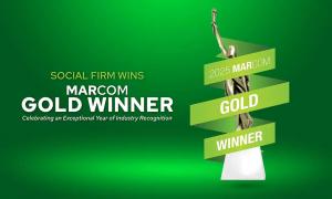 Social Firm, a Columbus, Ohio digital marketing agency won a MarCom Award Golden Statuette for work on the Elder Law Connection website.