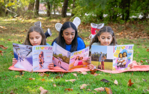 3 Girls reading issues of Tween Magazine for preteen girls