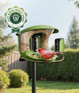 The Birdfy Feeder 2 Duo — WBFI Smart Birding Product of the Year.
