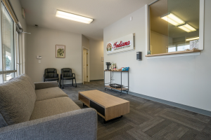 indoor reception area at Indiana Center for Recovery in Lafayette