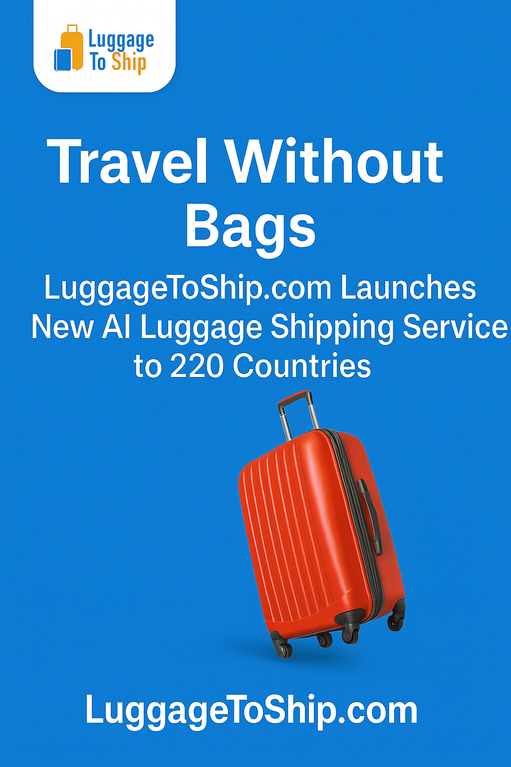 AI-powered luggage and belongings delivery from LuggageToShip.com