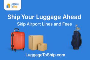AI-powered hands-free travel luggage shipping platform by LuggageToShip.com